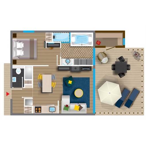 Exclusive cottage TF969 at Les Trois Forêts